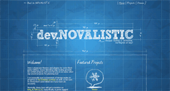Desktop Screenshot of dev.novalistic.com
